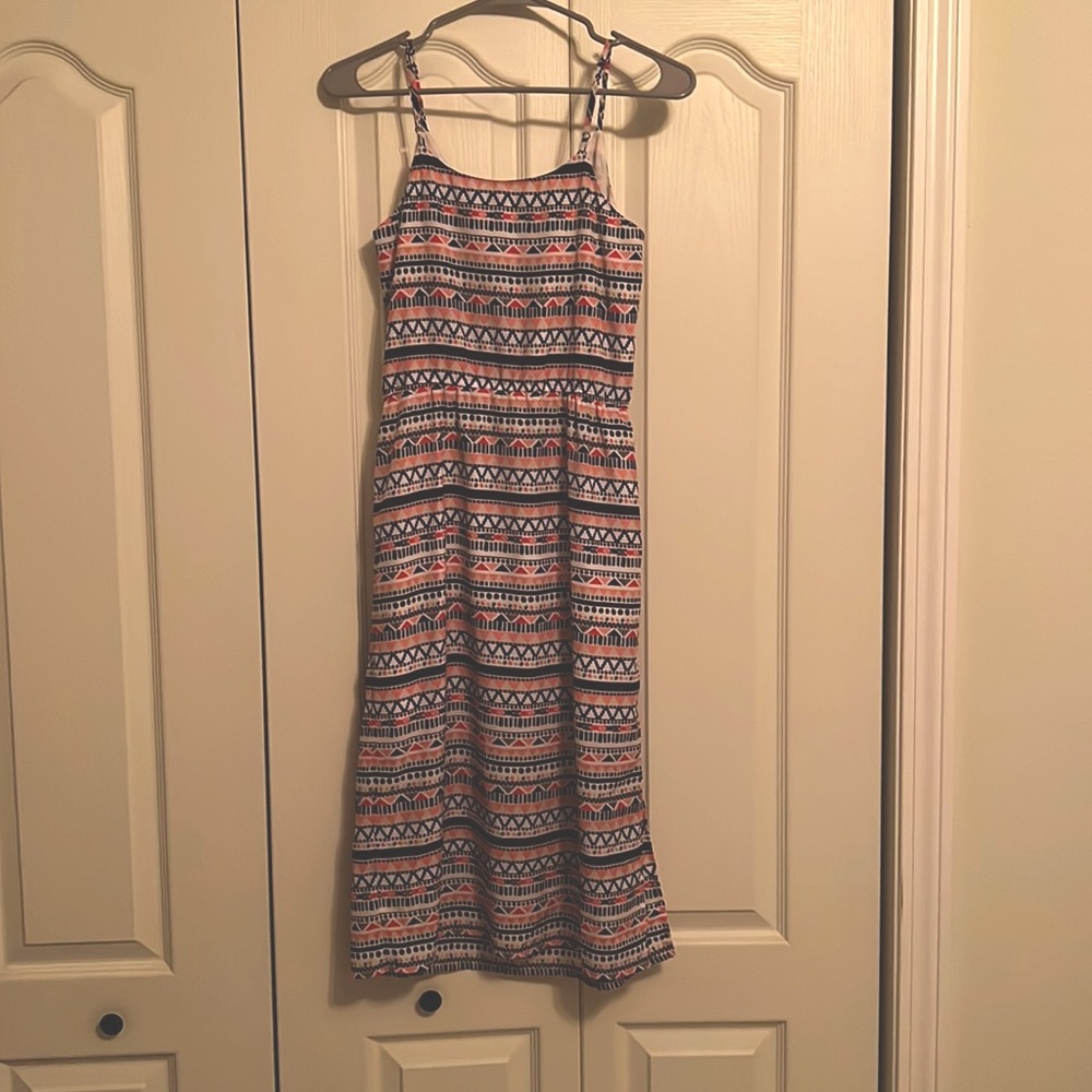 Hinge Bright Patterned Dress